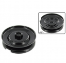 Pulley dynamo/alternator 12V, black, top quality